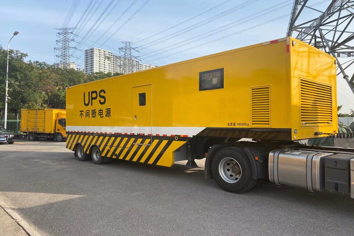 冠县发电机租赁施工现场